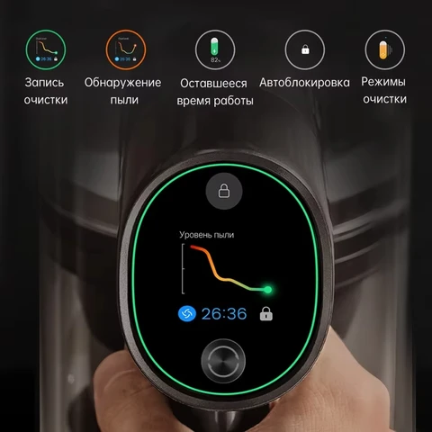Беспроводной пылесос Dreame T30, 500 Вт, для сухой уборки — детальный вид товара