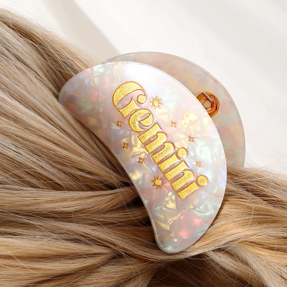 1 Pc Acetic Acid New Fashion Twelve Zodiac Hairpin Haircatch