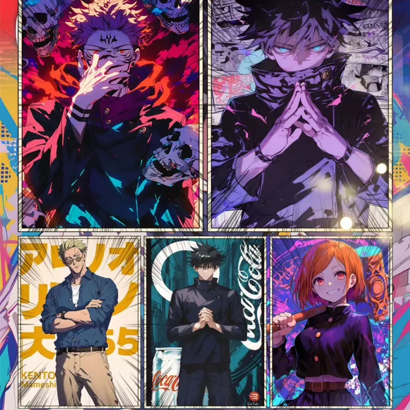 Wholesale Jujutsu Kaisen Collection B5 Card the Nightmare of the Cursed Spirit Wave 5 Anime Box Children Toys Hobbies Gift