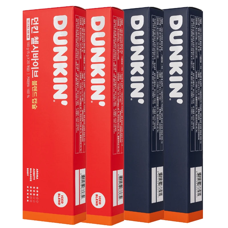 ♥Chelsea Vyves + Dicaffeine 80 Pcf Nespreso-compatible Dunkin Capsule Coffee