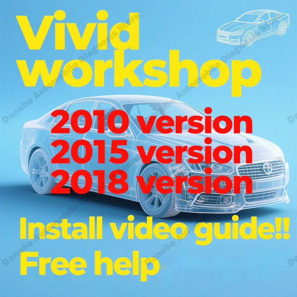 Newest Vivid 2018 Workshop + Vivid 2015 European Diagnostic Tool + vivid 2010 Software for Instant Download