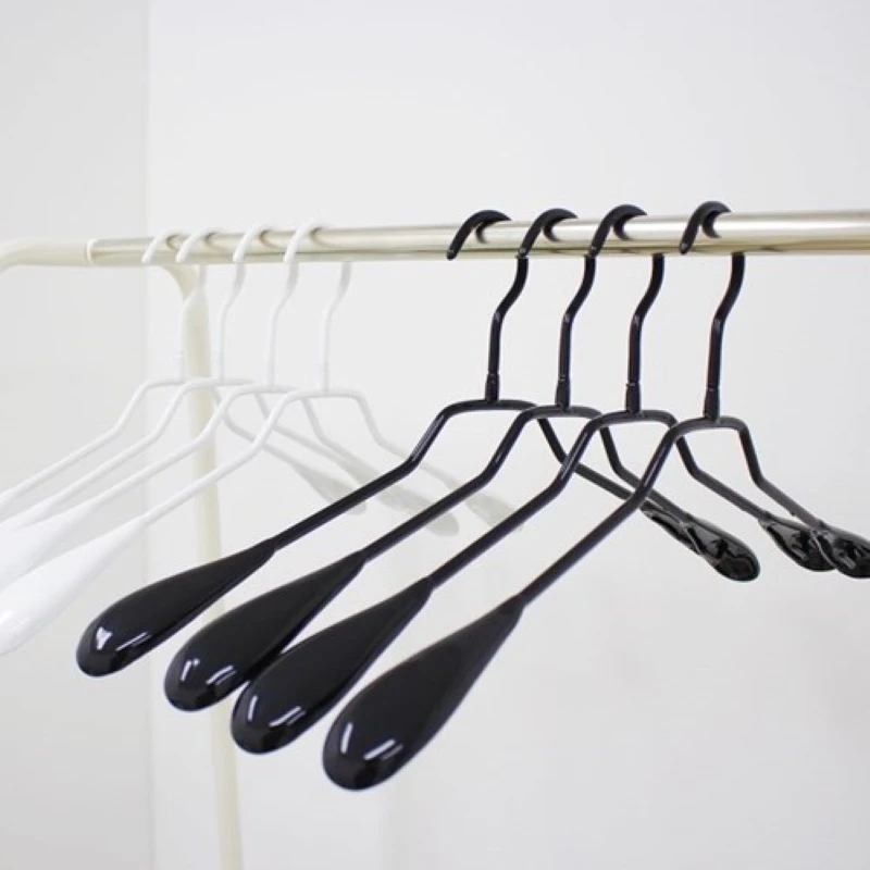 Slip-proof non-slip iron shoulder horn silicone coated Hanger 5p