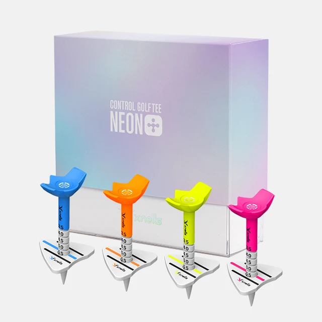 XNENELS Control Golf Ttee-stick Neon Plus 4 Pct SET