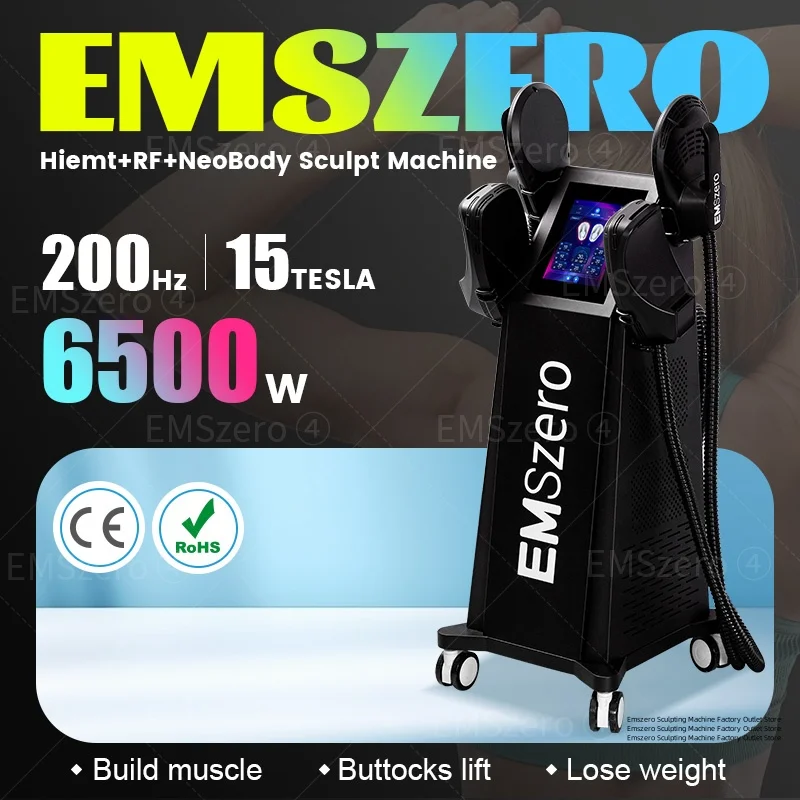 New EMSzero 6500W pro Ems Body Muscle Sculpt Machine Build Muscle Stimulate Machine Pelvic Pads Available