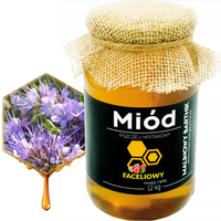 Faceful Honey 1.2 KG Large 1200G Honey 2024 Natural Fresh Polish