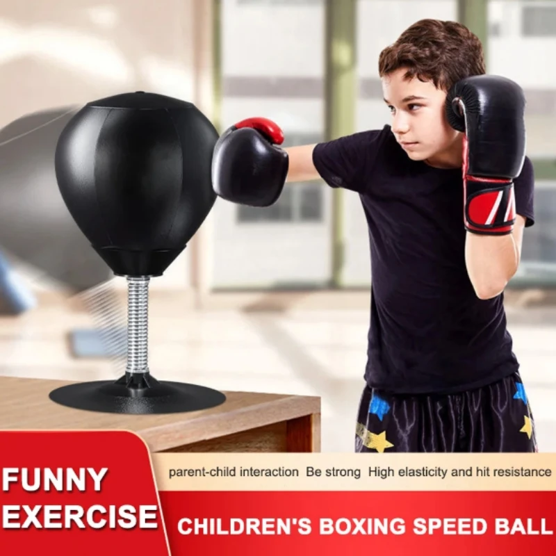 

Punching Bag Ball With Desktop Suction Cup Table Boxing Tool Children Relief Boxing Training Stress Speed Adult Wall Punch Ball