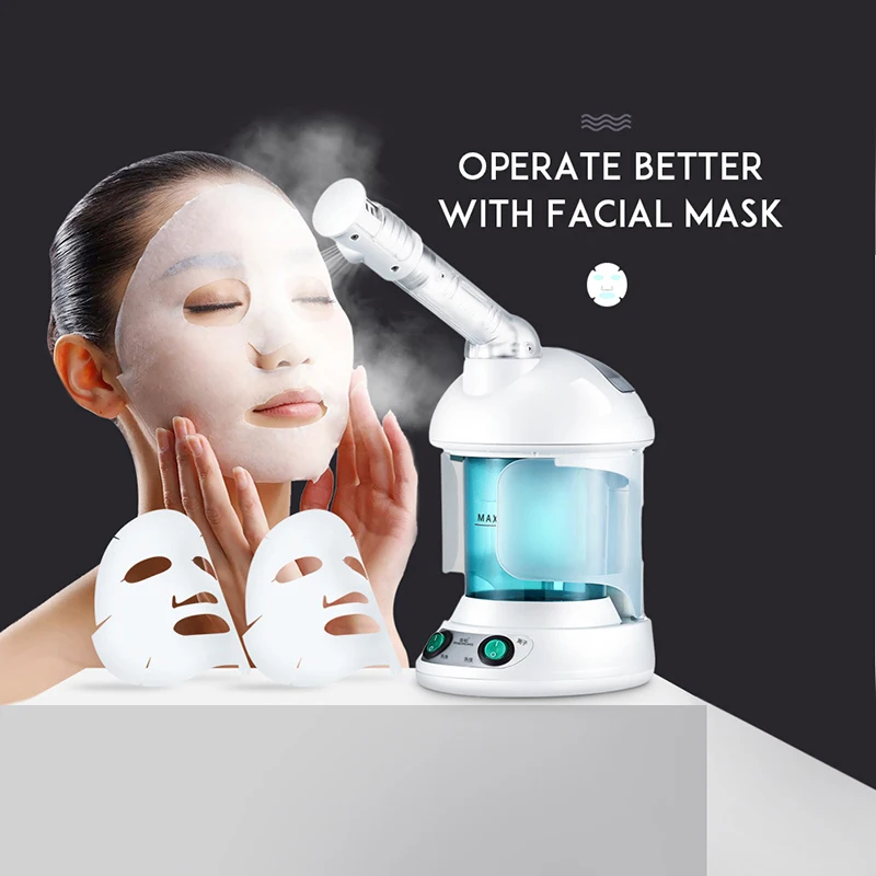 Portable 360 degree rotating nano ion face spray moisturizing Facial Steamer Portable Face Steamer Facial Steamer device