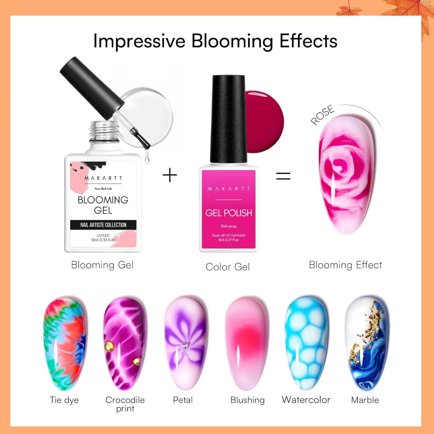 Żelowy lakier do paznokci, 15 ml, przezroczysty, akcesoria do zdobienia paznokci, do efektów rozpryskowych, wzory kwiatowe, marmur, akwarela.