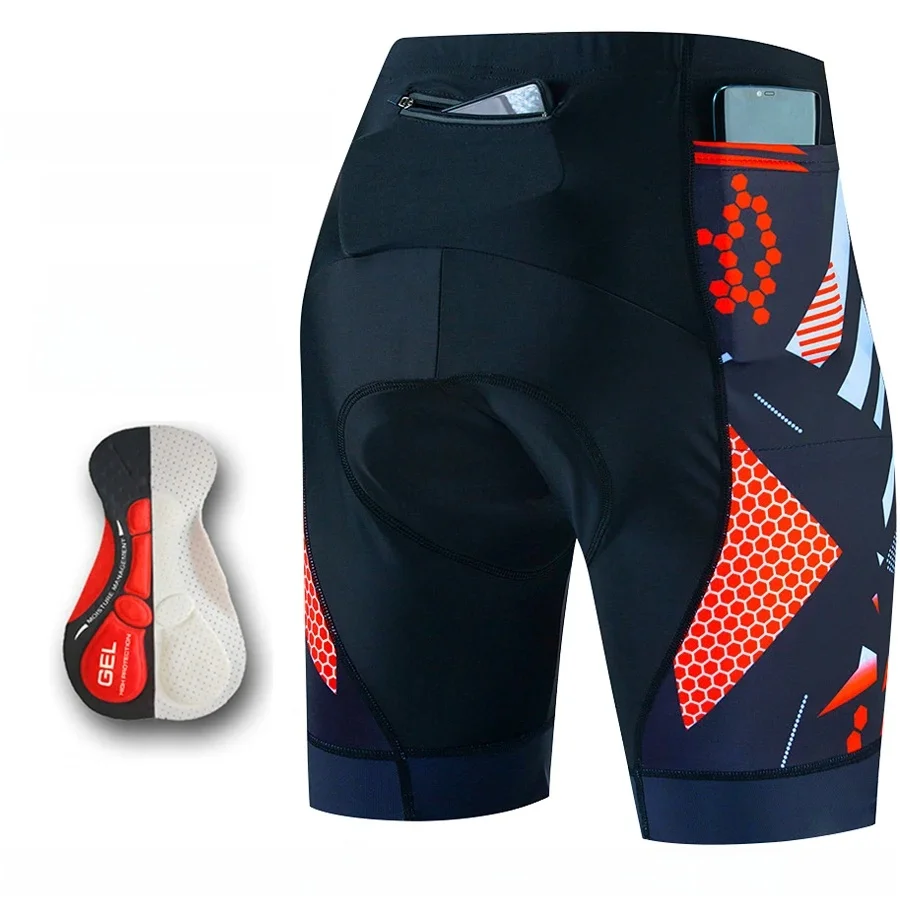 AliExpress CYKLOPEDIA Three pocket Cycling Shorts Bike Tights Triathlon 5D Gel Padded Pro Lycra Bicycle Shorts Breathable Man Mountain Biking Shorts