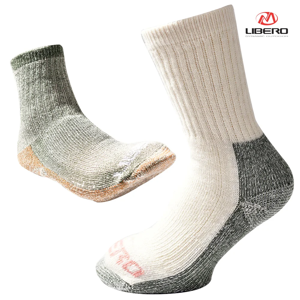 [Libero] Clever wool socks full cushion long distance trekking socks