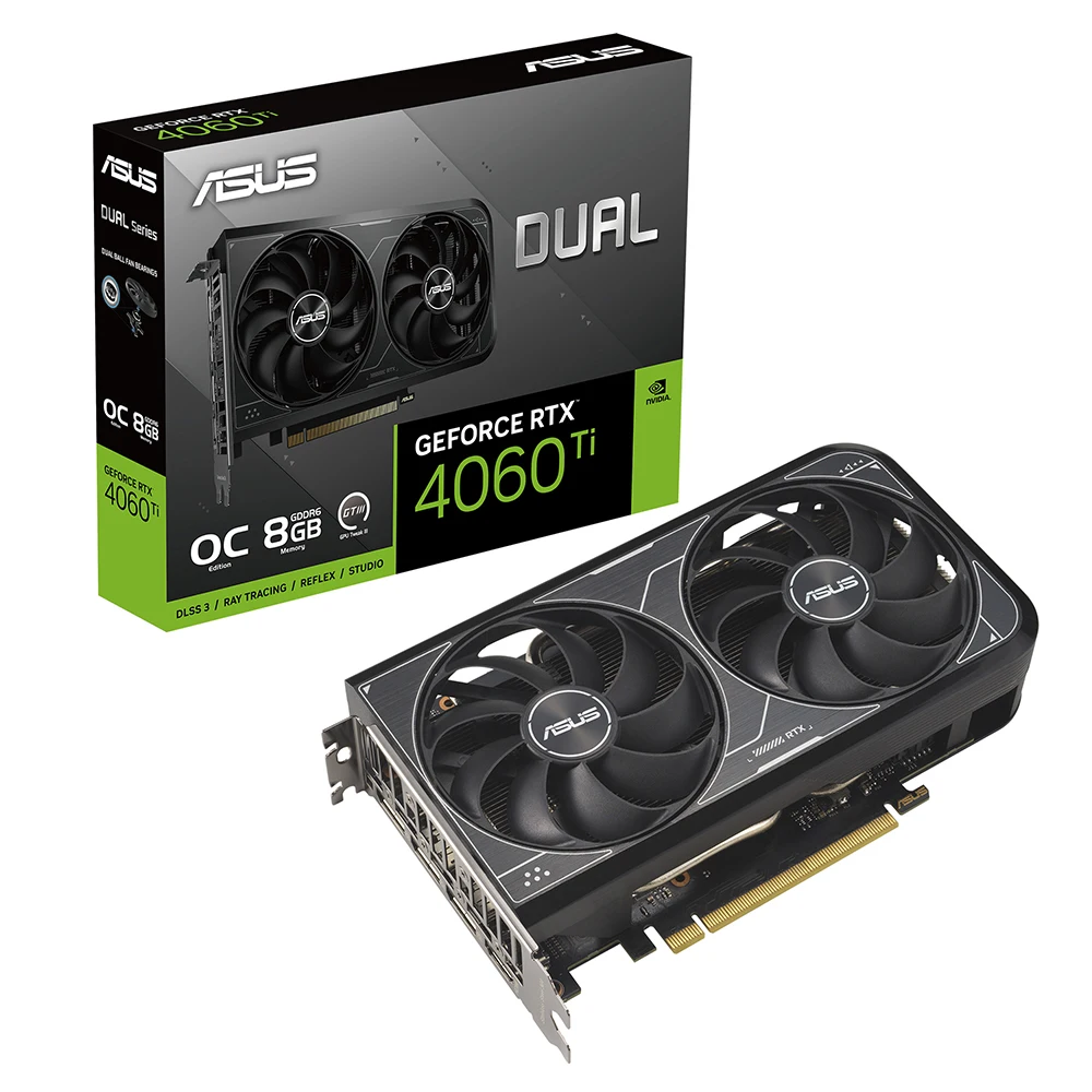 (4080 Not Super) ☆   Asus Dual Geforce Rtx 4060 Ti V2 O8G Oc D6 8Gb (Box)