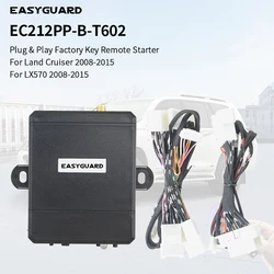EASYGUARD Remote Starter Kit for Land Cruiser 2008-2015 with oem push button ONLY Plug and Play 3X Lock to Remote Start/stop