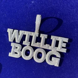 Custom Multi-Layer Pave Cubic Zircon Diamond Letters Pendant Chain Personalized Name Necklace For Men Rock Rapper Jewelry Gifts