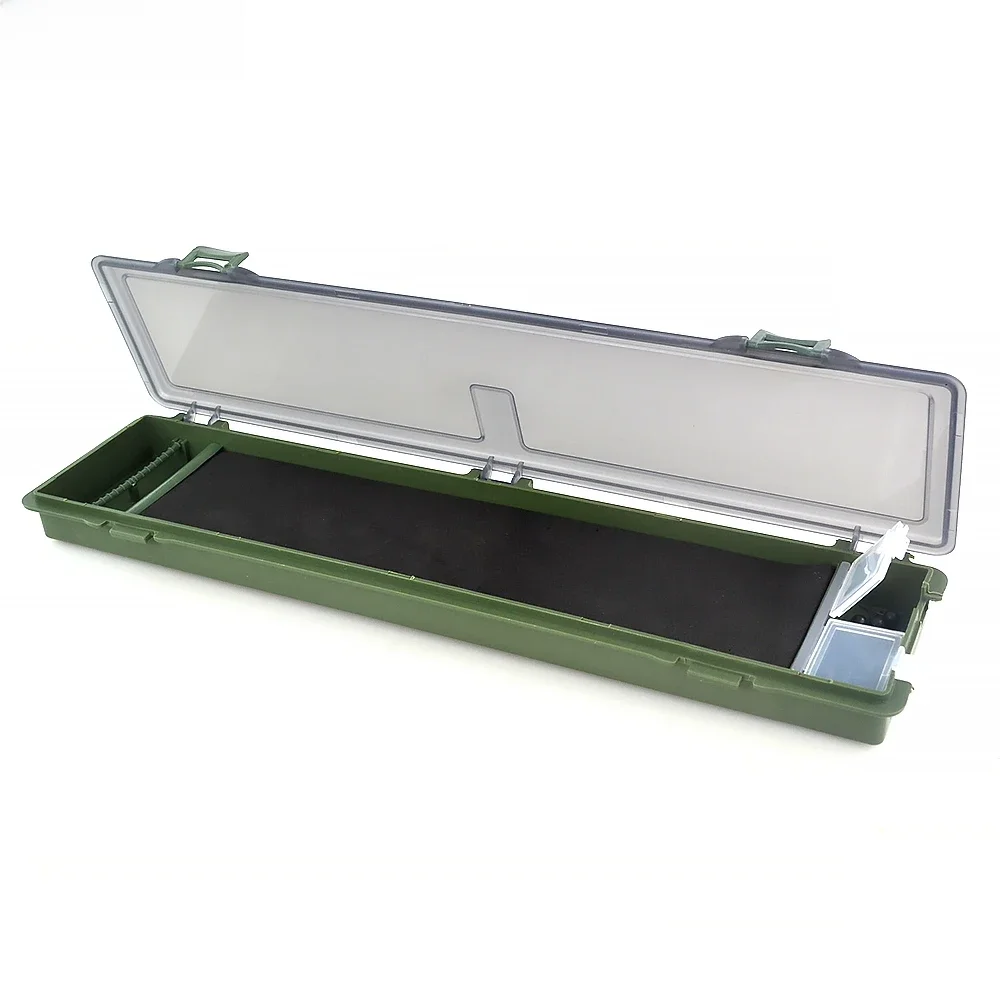 Hirisi – boîte de matériel de pêche à la carpe, planche de plate-forme à cheveux rigides avec épingles, boîte de plate-forme de pêche à la carpe, boîte de rangement de plate-forme portefeuille