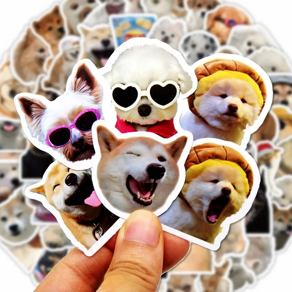 AliExpress LOLEDE 10/50/100pcs Funny Dog Stickers Cartoon Cute Decals Toy Stationery Guitar Phone Bicycle Laptop