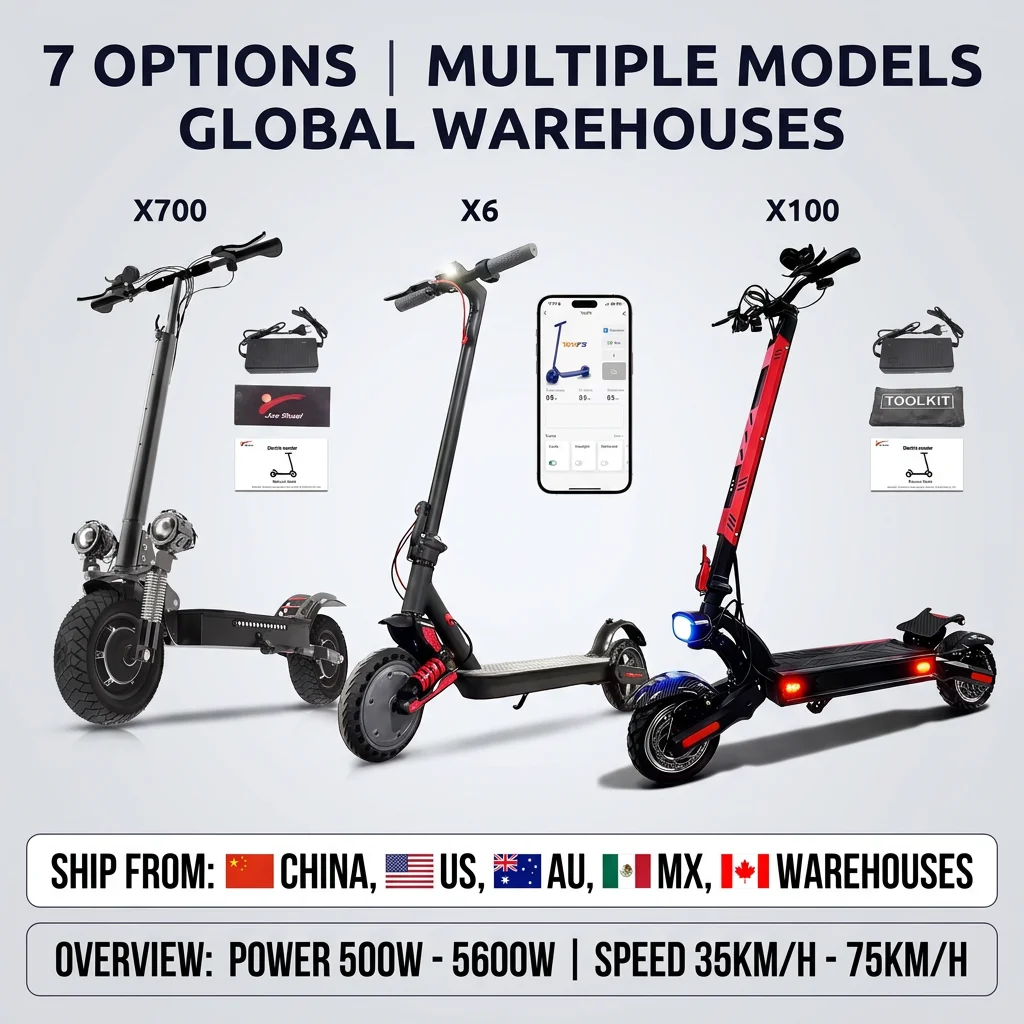High Power Dual Motor Foldable Electric Scooter