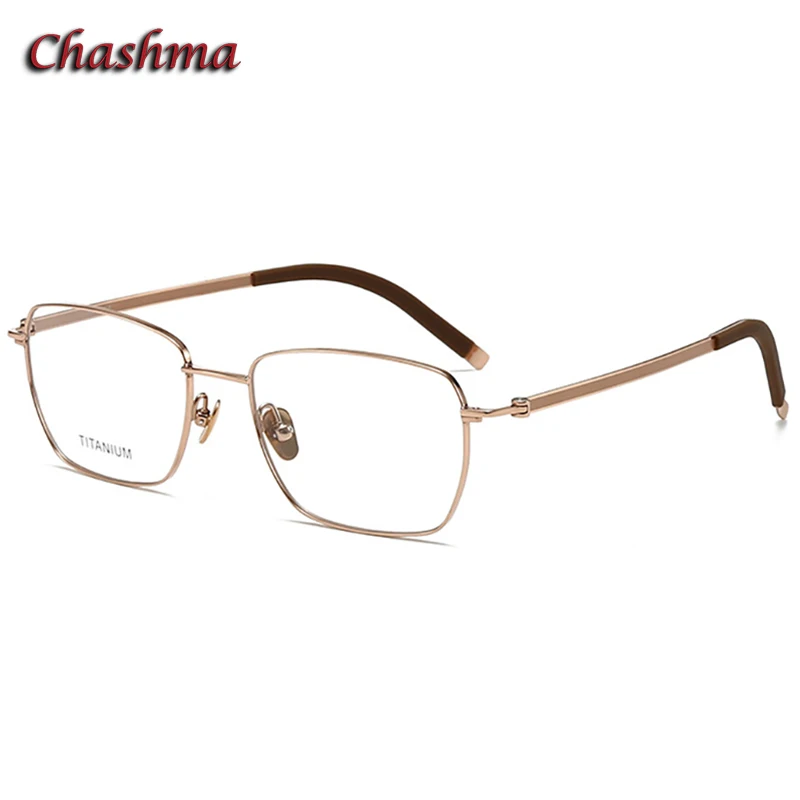 

Chashma Prescription Glasses Gentlemen Rectangle Fashion Eyewear Men Titanium Optical Eyeglasses Frames for Recipe Lenses Gafas