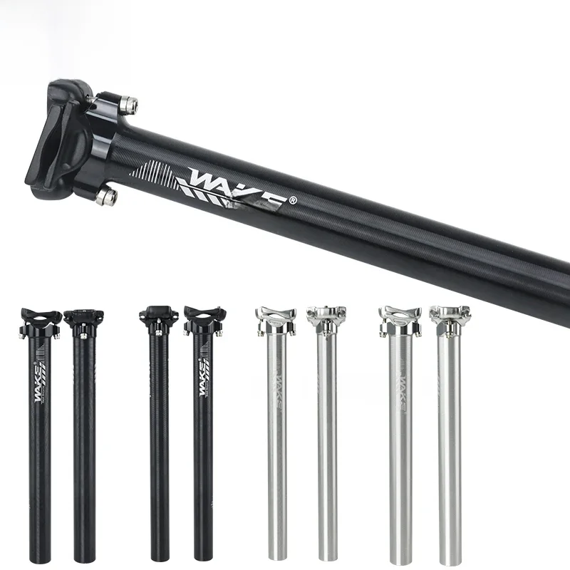 AliExpress wake Wake MTB Mountain Bike Seatpost Shock Absorbing 27.2/31.6mm 335mm Seat Tube Bicycle Accessories Part for BMX Cycling Road Bike