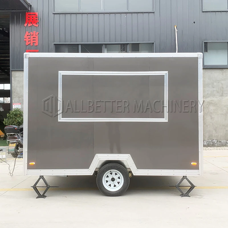 

Allbetter Best Quality Electric Deep Fryer Fast Food Trucks Street Mobile Food Trailer with Full Kitchen Equipments