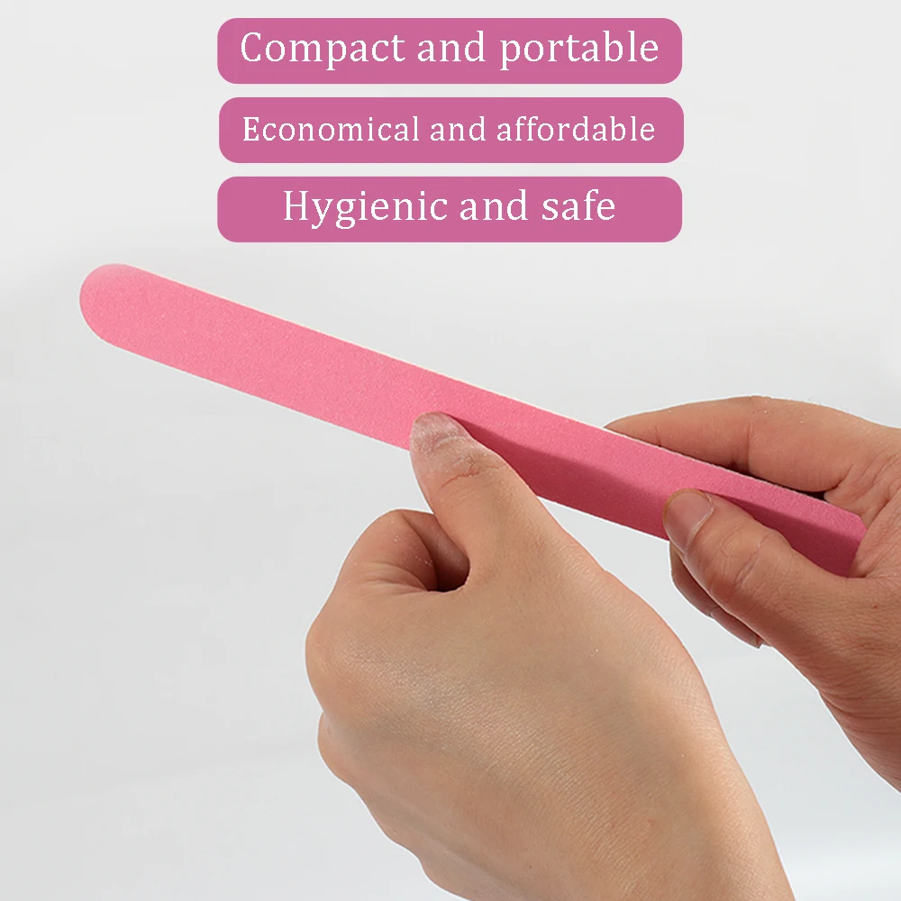 Multicolor Nail File Set, Professional Double-Sided Emery Board for Manicure Pedicure, Nail Shaping Buffing Tool