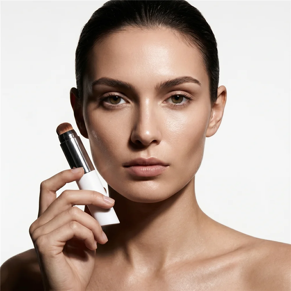 Color Changing Foundation Stick 2-in-1 Base Cream Lightweight Hydrating Concealer Natural Finish Long Lasting Professional Cosme