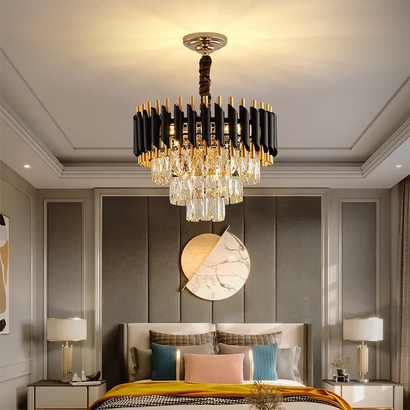 Designer High-End Luxus k9 Kristall Decken Kronleuchter für Küche Esstisch Wohnzimmer LED Innen