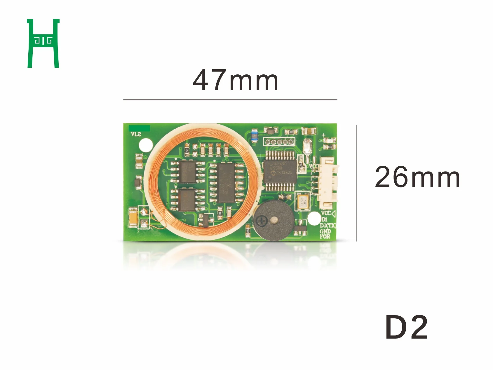 Hzccxz for M1, EM,NFC, RFID, Card Read Module, 13.56Mhz,125K,Sectors,Output  Wiegand26/34,UART,5V