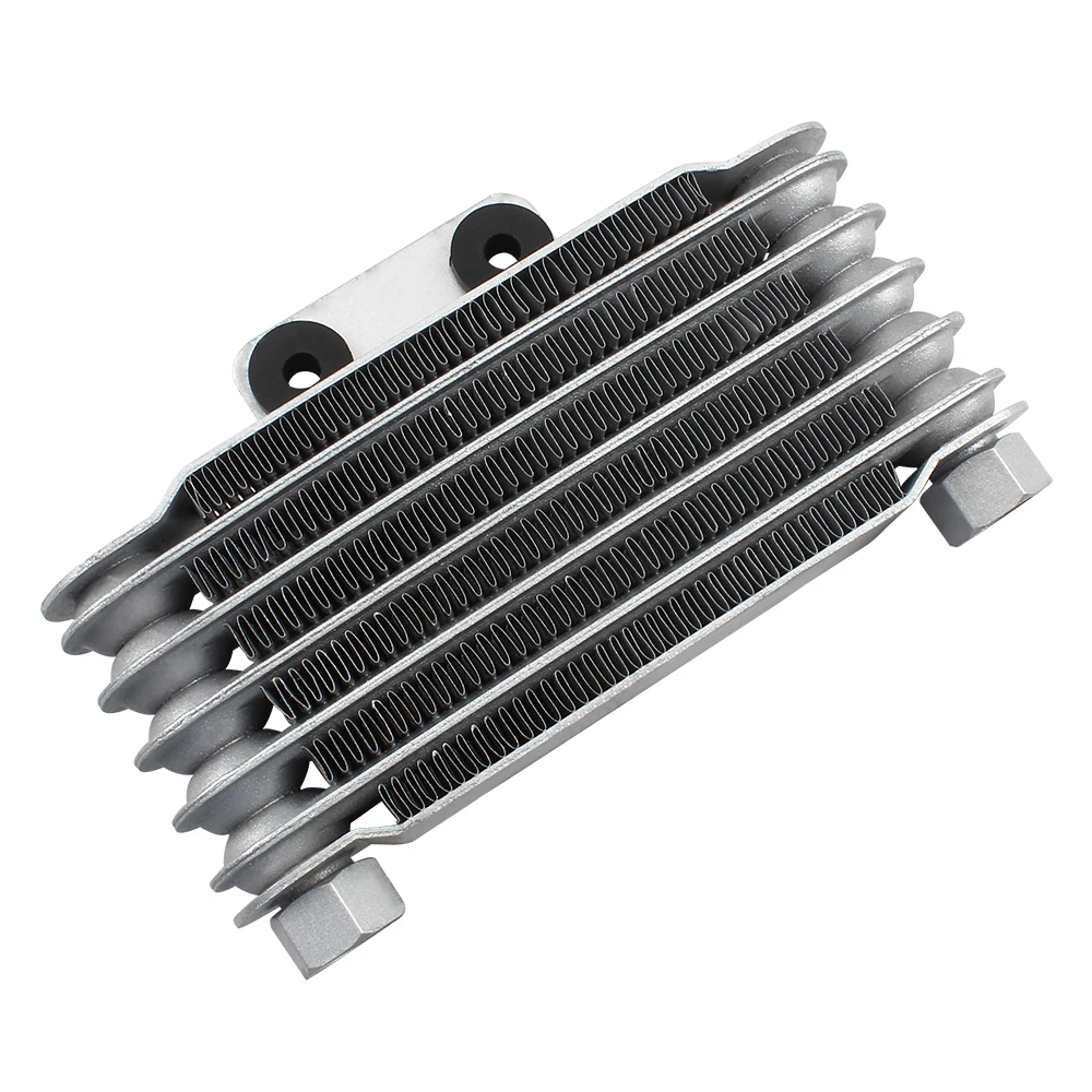 Motorcycle Radiator Cooler 6 Row for Suzuki Honda Kawasaki Yamaha Universal Aluminum Water Cooling 50cc-125cc Pit Bike Radiator