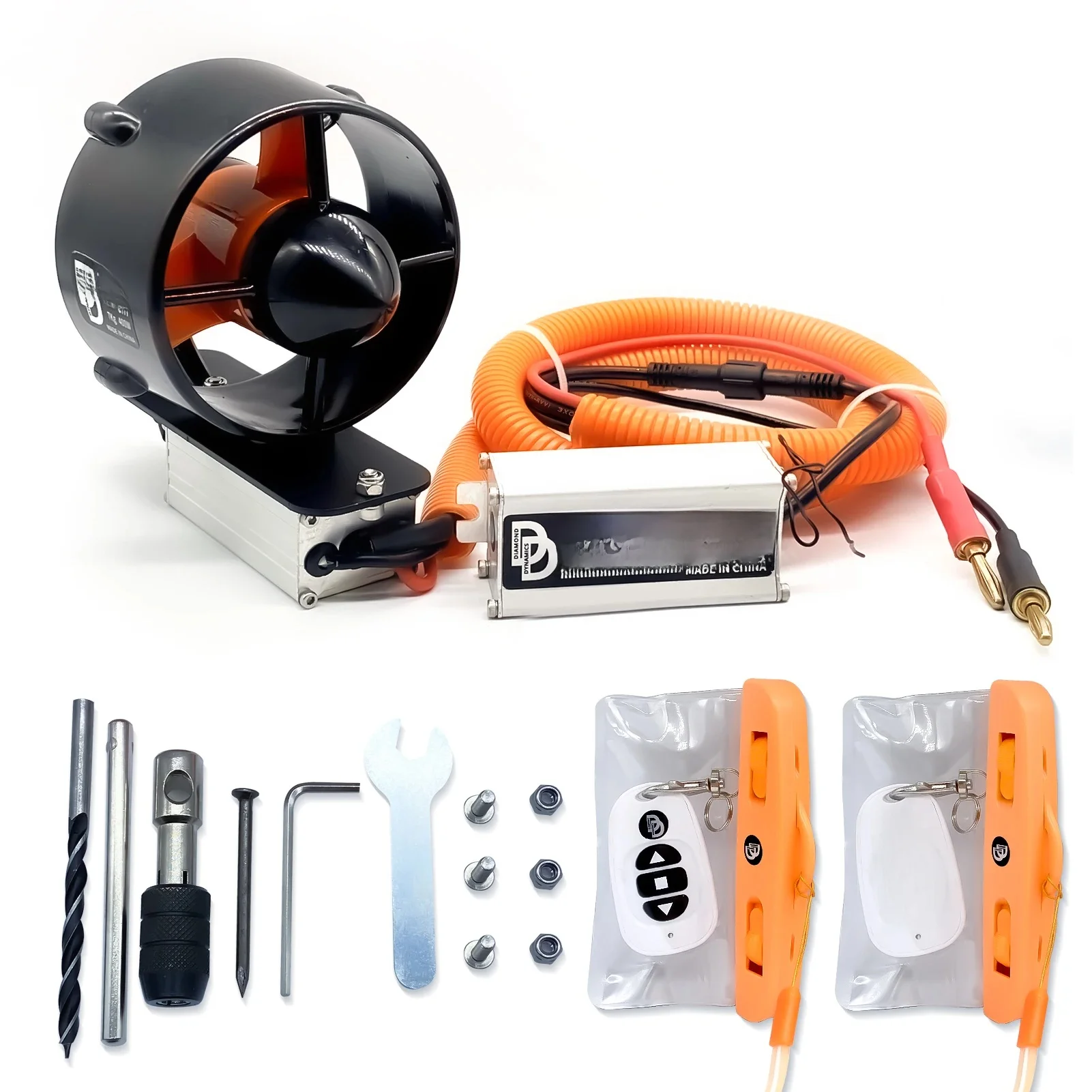 (Td6e) Unterwasser strahl ruder, 40a wasserdicht esc, Fernbedienung, 24V, 7kg Schub, 408W, bürstenloser Motor, Kajak, Sup Paddle Board