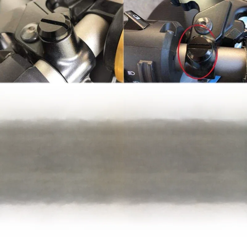 Motocykl M10 * 1.25 lewy prawy gwintowany otwór lustrzany zaślepka śruby śruby osłony czapki dla Yamaha FZ07 FZ09 FZ1 MT07 MT09 XSR900 — zdjęcie 2
