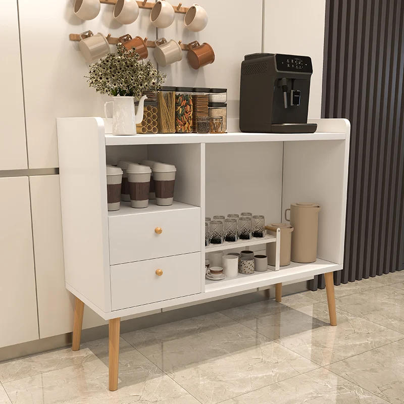 AnneFish Coffee Coner  Coffee Cabinet With Large Storage Capacity For Living Room 100cm(L)*80cm(H)*35cm(W)