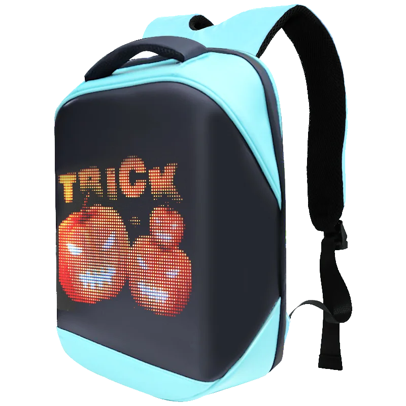 Picture 3: New2026Cyberpunk style unlimited creativity backpack LED screen bag making you the most eye-catching and creativity on the road!