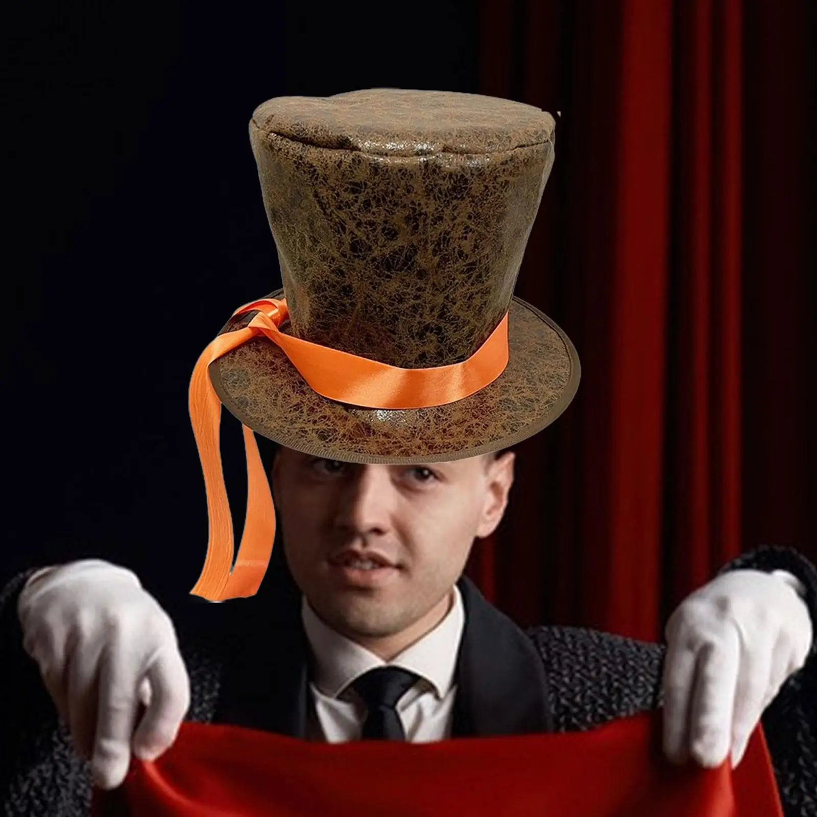 Chapeau haut-de-forme rétro pliable, chapeaux de fête pour carnaval, vacances, déguisement, spectacle