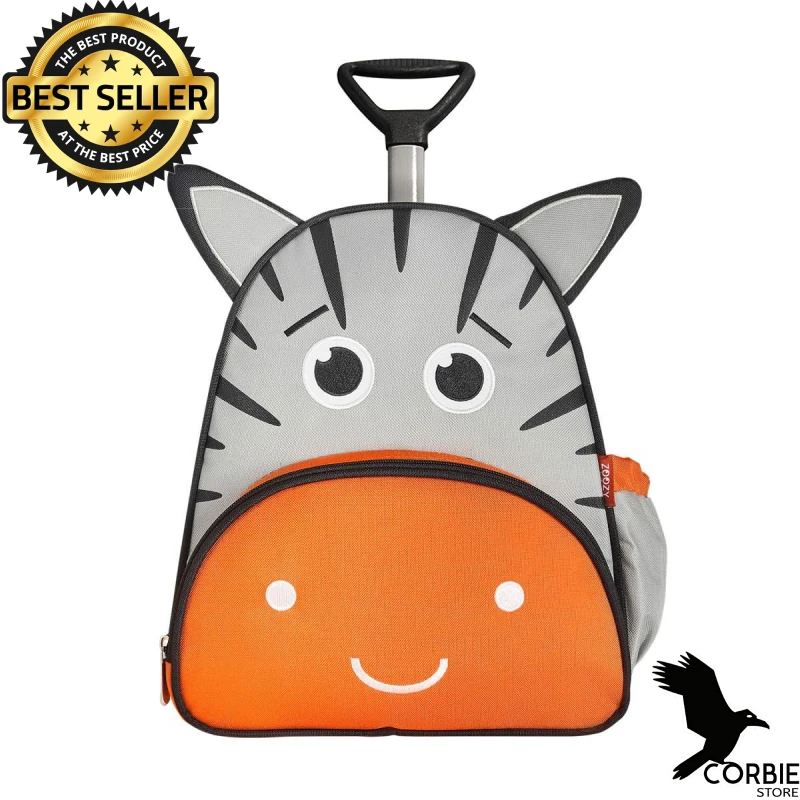 Kindergarten Squeegee Backpack Penguin Black - White Zoozy Original High Quality