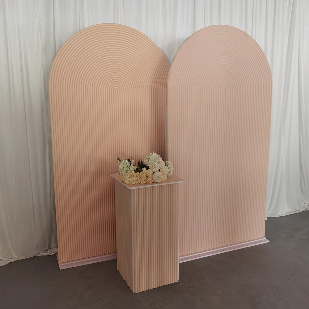 

New Creative Design Arched Walls Panel Display Backdrop Stand For Wedding Birthday Party Event Decoration