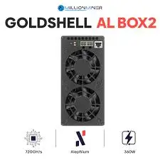 BR MEJOR OFERTA Goldshell AL BOX ALEPHIUM MINER (ALPH/ 360GH/ 180W) En stock NUEVO