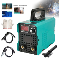 MMA-250 Portable Welding Machine Inverter Arc Electric Welder Current Adjustable Compact Welding Machine With Tools Storage Box
