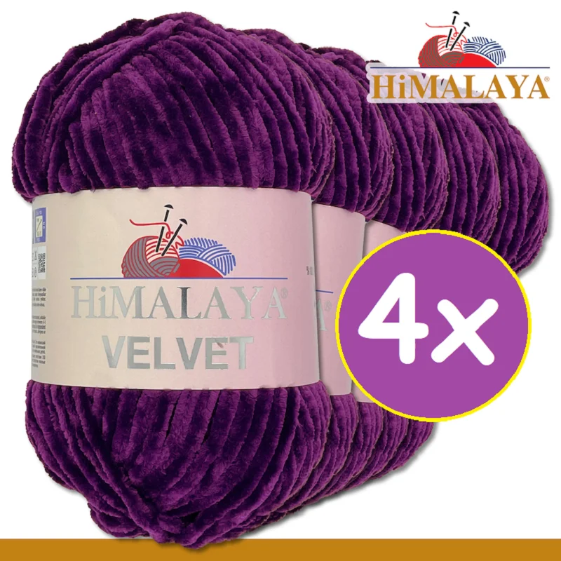 

Himalaya VELVET Free Shipping "4 Lot/Balls" Knitting Crochet Yarn 100g Super Soft Bulky Thick Bella Chenille Baby Wool Amigurumi