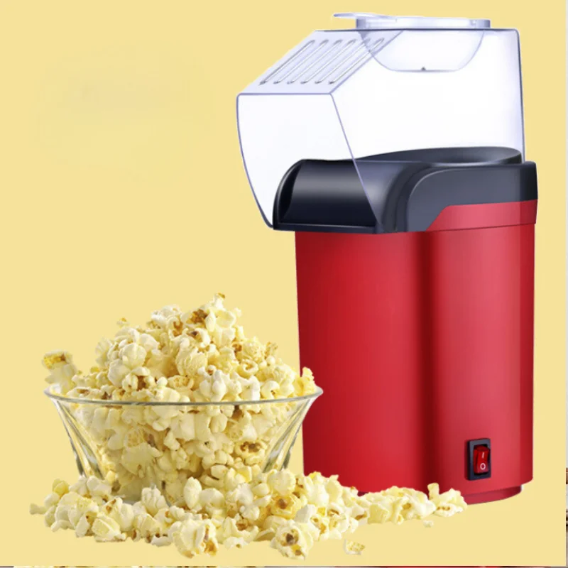 الهواء الساخن صانع الفشار الكهربائية آلة جعل Popcorn-110V خالية من الزيت