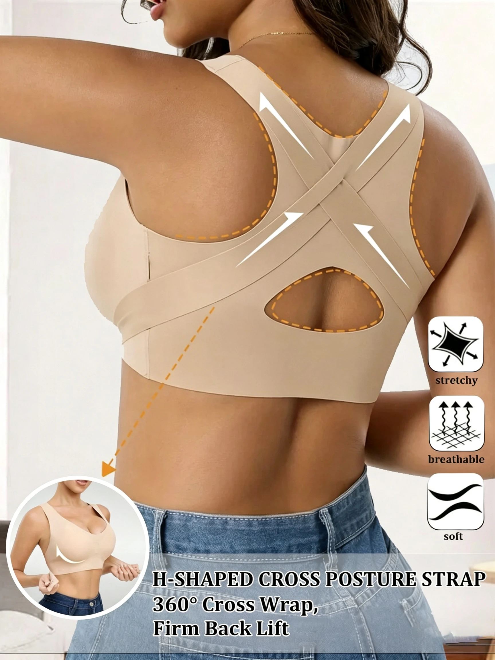 Sujetador para mujer de nylon