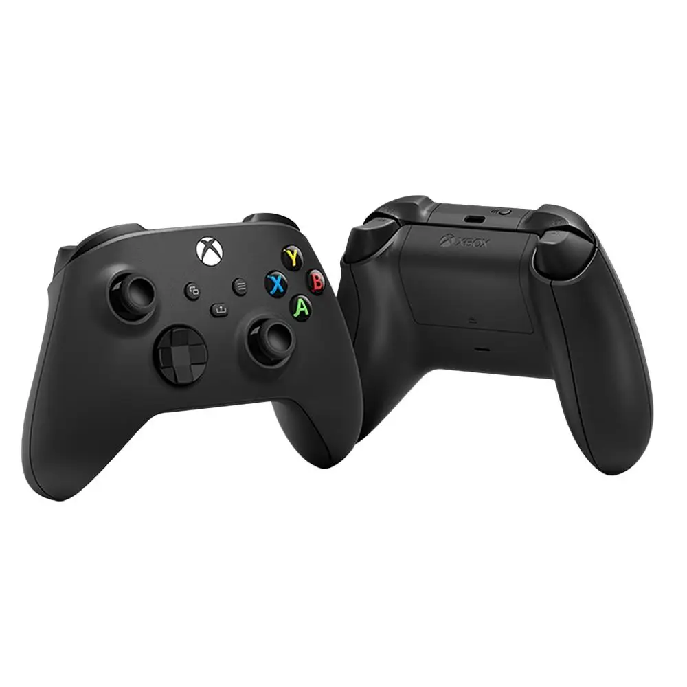 Controle Microsoft Xbox Carbon Black, Sem Fio, Para Xbox Series X e S, Preto - Qat-00007