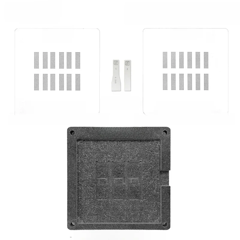 Amaoe BGA Reballing Stencil DDR DDR5/DDR6/BGA170/BGA180/DDR5X/BGA190 Układ pamięci wideo Grafika Tin Planting Solder Template — zdjęcie 2