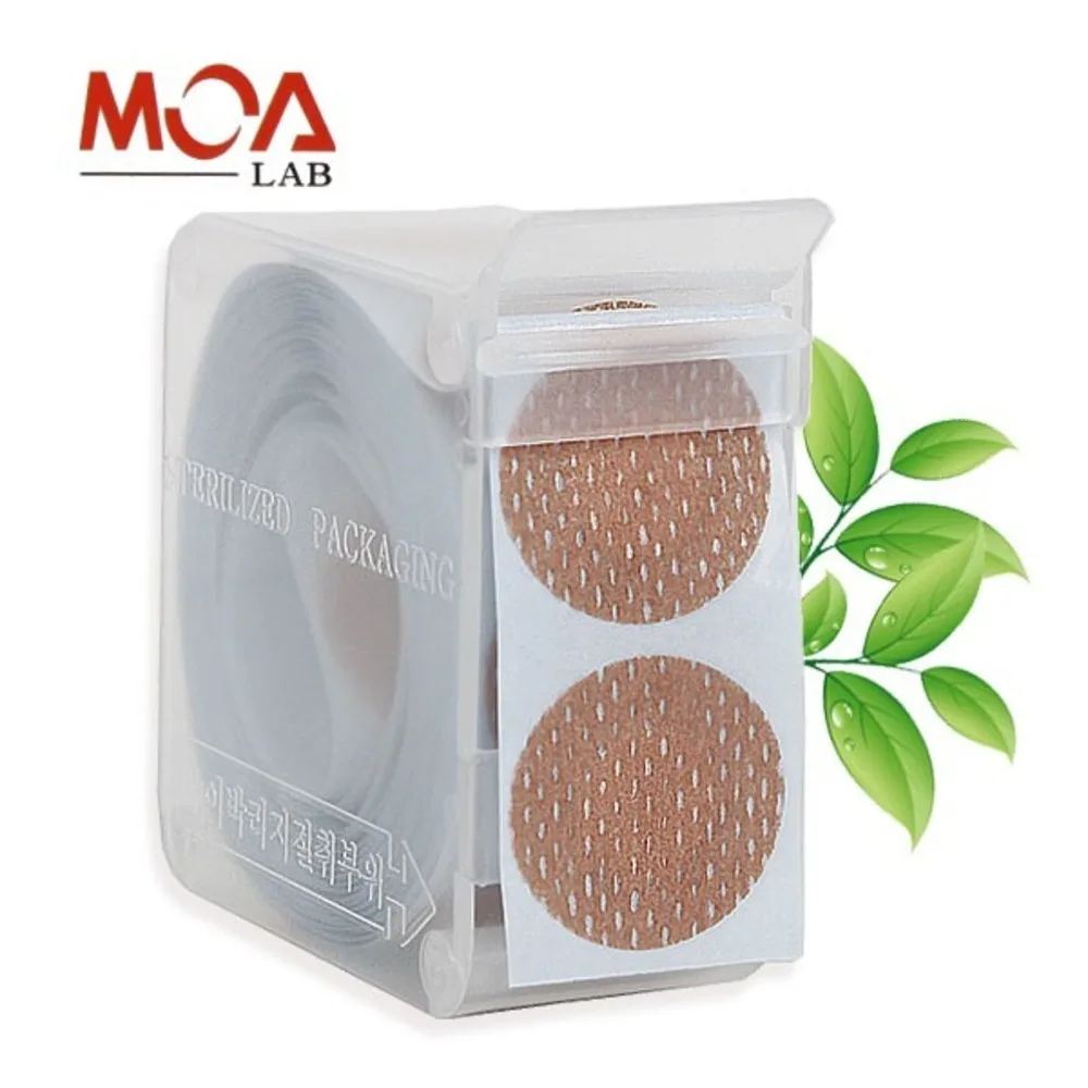 Moa wrap banda para heridas 20 mm 100 hojas banda de inyección circular hemoblood Band Aid