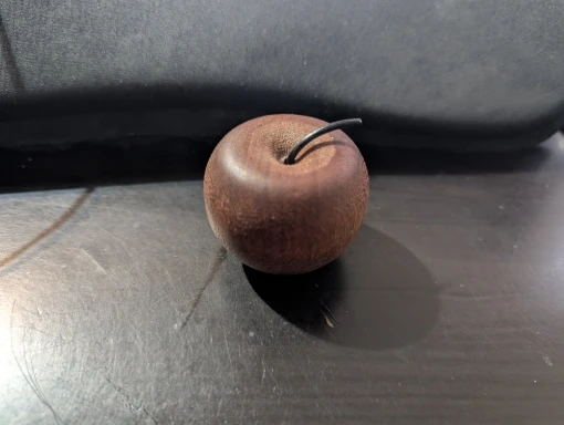 Natural Wood Apple Aroma Diffuser Car Home Office Tabletop Decor, Relaxing Scent Dispenser, Holiday Gift, Essential Oil Diffuser photo review