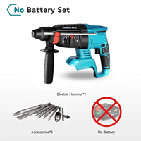 26MM Cordless Brushless Electric Hammer Drill Multifunctional Rechargeable Power Tool Impact Drill Tool Dustproof, Waterproof