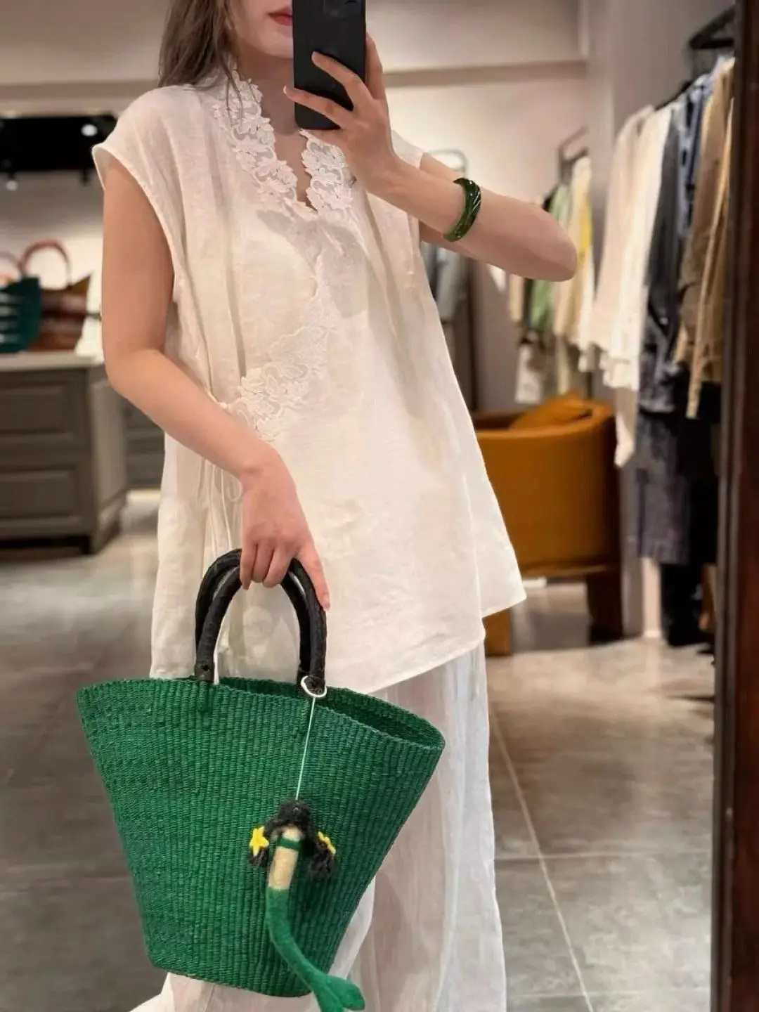 

Summer women's romantic bohemian loose shirt