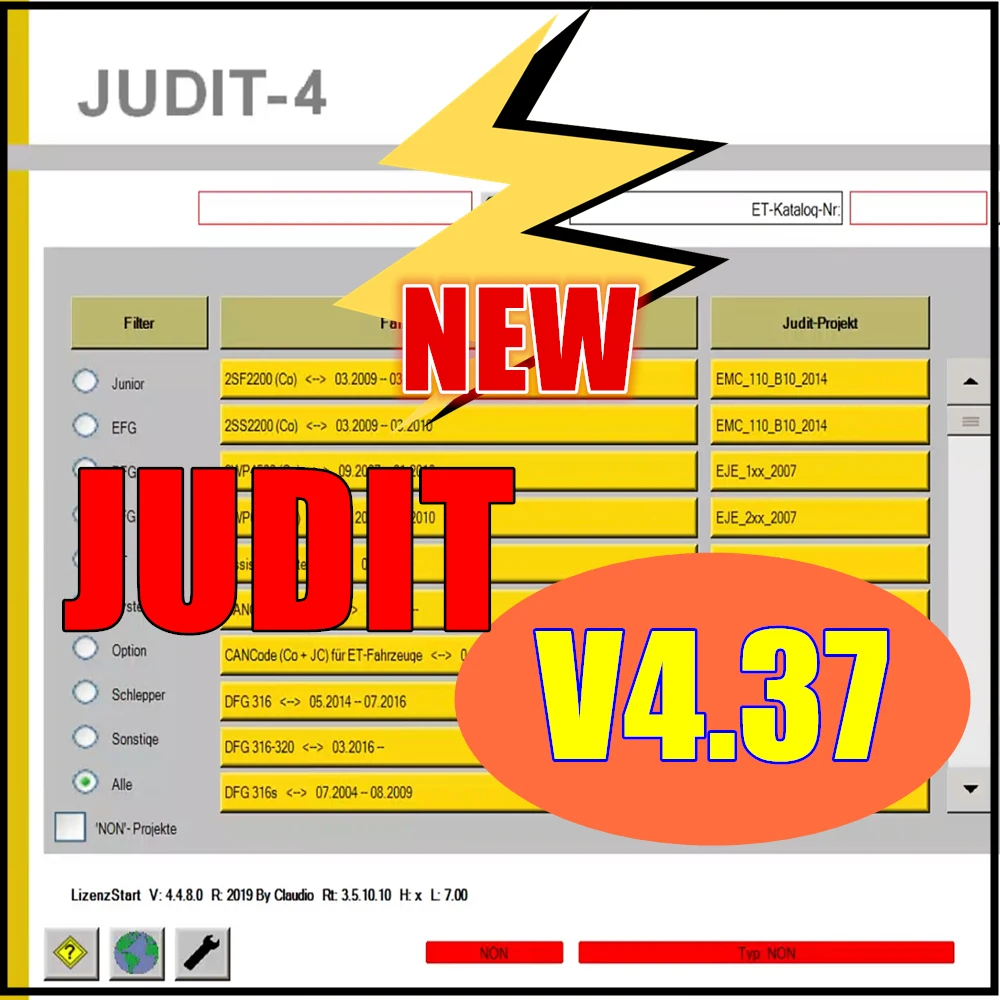 Newest JETI-Jungheinrich Judit 4.37 Diagnostic Software (v4.37) Update To 10.2022 with install video