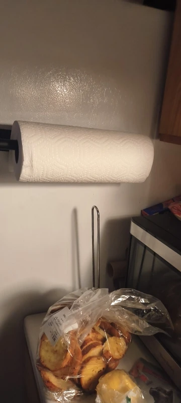 Kitchen Paper Towel Holder Adhesive Tissue Hanger Toilet Roll Paper Dispenser Cabinet Storage Napkin Rack Bathroom Accessories photo review