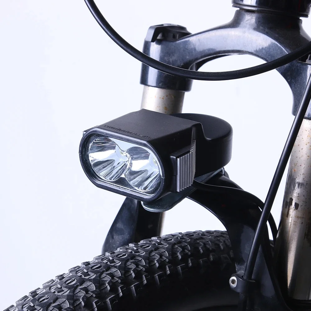 AliExpress VODOOL 36V-60V E-Bike Horn Light Electric Bicycle LED Headlight Waterproof Electric Scooter Flashlight Horn Front Lamp Accessories