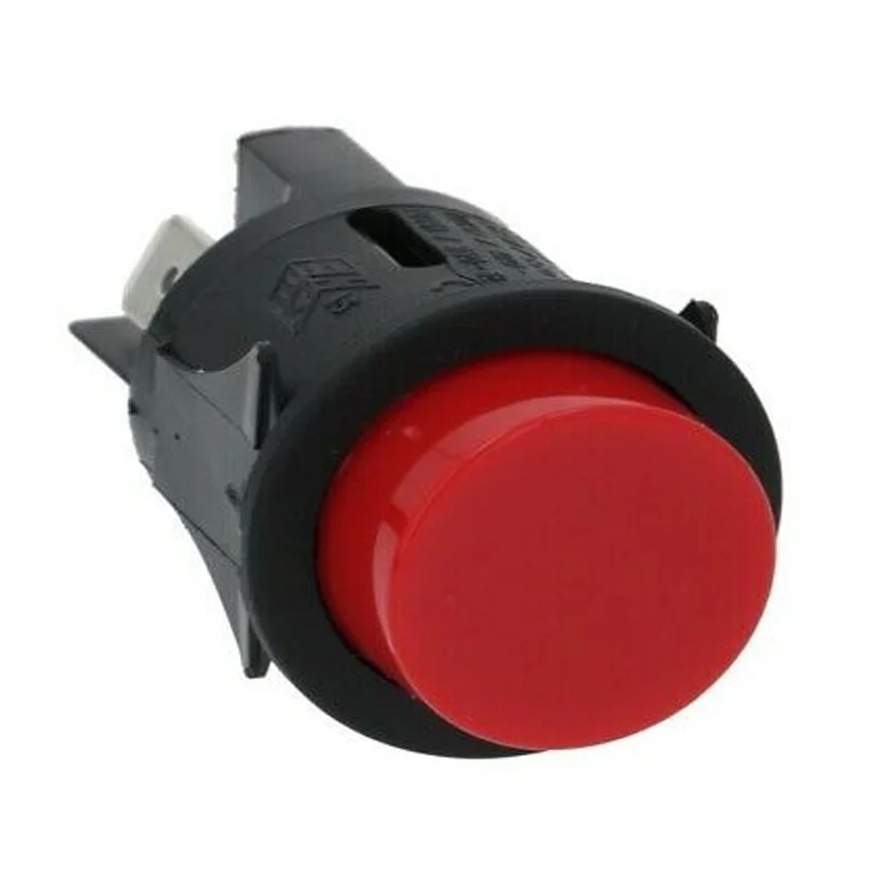 Red luminous Bipolar push button 16A 250v Standard